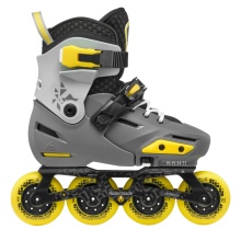 Rollerblade Inline Skates Apex (Wheels: 76mm(235), 72mm(210), 68mm(185), Bearings: SG7) grey/yellow children