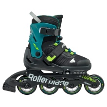 Rollerblade Inline Skates Microblade XT (Wheels: 72mm/80A, Bearings: SG5) black/petrol/green children