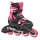 Rollerblade Inline Skates Microblade (Wheels: 72mm/80A, Bearings: SG3) black/pink for girls