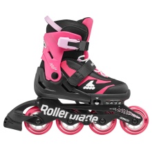 Rollerblade Inline Skates Microblade (Wheels: 72mm/80A, Bearings: SG3) black/pink for girls