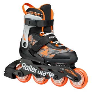 Rollerblade Inline Skates Microblade SL (Wheels: 72mm/80A, Bearings: SG3) black/orange children