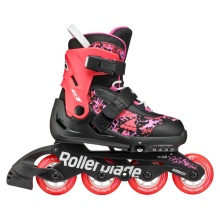 Rollerblade Inline Skates Microblade SL (Wheels: 72mm/80A, Bearings: SG3) black/coral red children