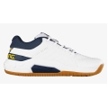 Salming Hall Indoor Court Shoes Recoil Ultra Stability/Cushioning White/Navy Blue Men's