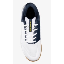 Salming Hall Indoor Court Shoes Recoil Ultra Stability/Cushioning White/Navy Blue Men's