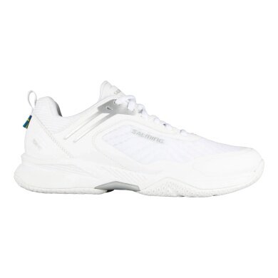 Salming Hall Indoor Court Shoes Fusion Pro Stability 2025 white/silver men's