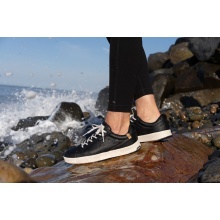 Saola Sneaker Cannon Waterproof 2.0 (Leather, waterproof) black ladies