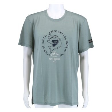 super natural leisure t-shirt Juhos Finest Tee - green men's