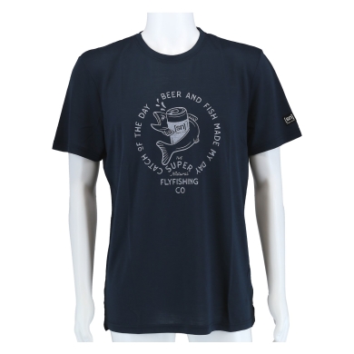 super natural leisure T-shirt Juhos Finest Tee - navy blue men's
