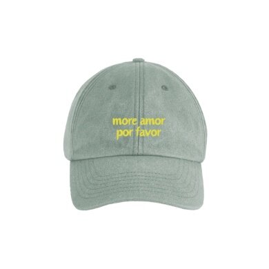 SWFD Basecap more love please Vintage Cap sage green - 1 piece