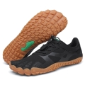 Saguaro Barefoot Shoes Vitality III (flexible sole, Zero Drop) black/brown