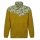 Salewa Fleece Jacket Eagle Anniversary Half Zip (warm, soft material) olive/gold yellow ladies