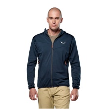 Salewa Fleece Jacket Puez Altavia Polarlite HD (with hood, soft material) navy blue men's