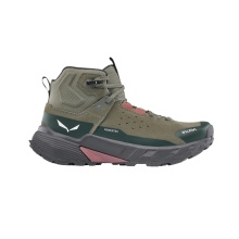 Salewa Pedroc 2 Leather MID PTX Hiking Shoes (Suede, Speed Hiking, waterproof) dark green/grey ladies