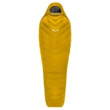 Salewa Sleeping Bag Puez RDS Down SB (3-Season Sleeping Bag, Lightweight, Warm) - Left Zip Opening - Gold/Yellow