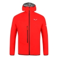 Salewa Softshell Jacket Agner 2 3L Powertex (windproof, waterproof, compressible) flame red Men
