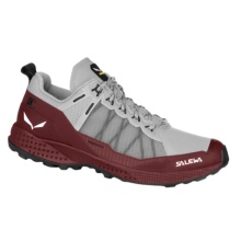 Salewa Pedroc PTX Hiking Shoes (Speed-Hiking, Powertex, waterproof, tear-resistant upper material) grey/wine red ladies