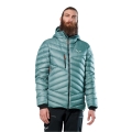 Salewa Down Jacket Ortles Medium 3 RDS (warm, water and wind resistant, compressible) teal blue men's