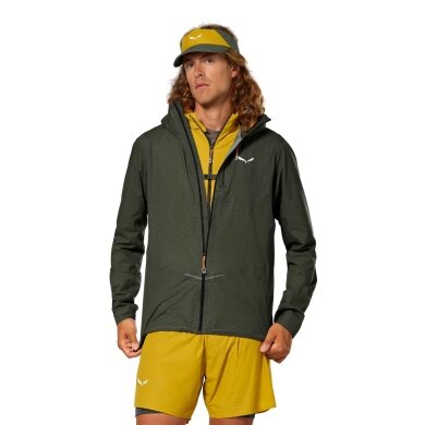 Salewa Pedroc 2 PTX 2.5-Layer Light Hiking Jacket (windproof, waterproof) faded green men's