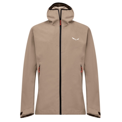 Salewa Puez Gore-Tex 3-Layer EPE Hiking Jacket (Hardshell Jacket, Windproof, Waterproof) Sand Brown Men's