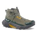 Salewa Pedroc 2 Leather MID PTX Hiking Shoes (Suede, Speed Hiking, waterproof) dark green/grey men's