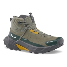 Salewa Pedroc 2 Leather MID PTX Hiking Shoes (Suede, Speed Hiking, waterproof) dark green/grey men's