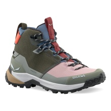 Salewa Puez 2 Mid Powertex Hiking Shoes (Trekking, waterproof, breathable) olive green/multi-coloured ladies