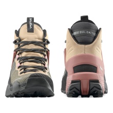 Salewa Wildfire NXT MID GTX Hiking Shoes (Approach/Speed Hiking, waterproof) beige/red/grey ladies