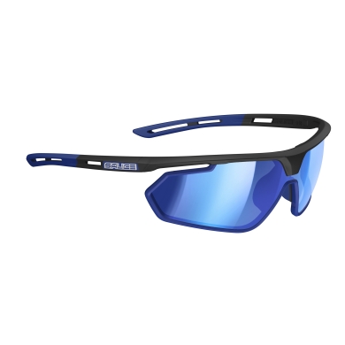 Salice sunglasses cycling glasses 018RW (Lens: Hydrophobic RW Blue) black/blue - 1 pair of glasses