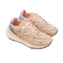 Satorisan Sneaker Chacrona Metta Lino Whitewisp - pink/beige ladies