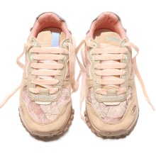 Satorisan Sneaker Chacrona Metta Lino Whitewisp - pink/beige ladies