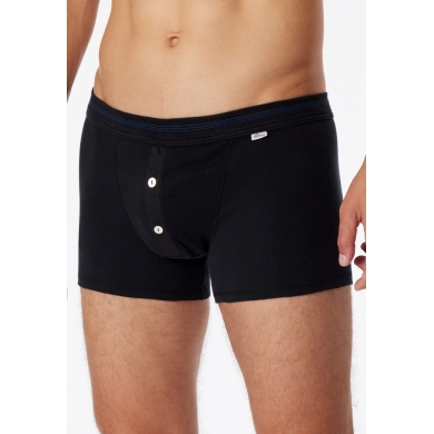 Schiesser Underwear Boxer Shorts Revival Karl-Heinz black Men's - 1 piece