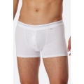 Schiesser Underwear Boxer Shorts Revival Karl-Heinz White Men's - 1 Piece