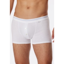 Schiesser Underwear Boxer Shorts Revival Karl-Heinz White Men's - 1 Piece