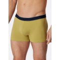 Schiesser Underwear Boxer Shorts Modal Striped Lime Men's - 1 Piece
