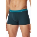 Schiesser Underwear Boxer Shorts Shorts Modal Striped Petrol Men's - 1 Piece