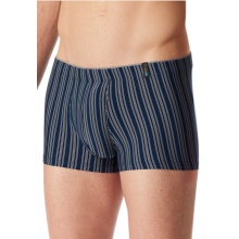 Schiesser Long Life Soft Boxershorts 183146 dark blue striped for men - 1 piece