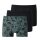 Schiesser Underwear Boxer Shorts 95/5 Organic Cotton black/dark brown Men - 3 Pack