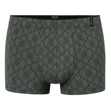 Schiesser Underwear Boxer Shorts Long Life Soft Shorts Modal patterned dark green - 1 piece