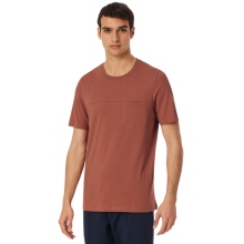 Schiesser Leisure T-shirt Mix+Relax (100% Cotton) terracotta red Men's