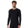Schiesser Underwear Long Sleeve Shirt Organic Cotton Round Neck 95/5 - black Men's
