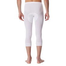 Schiesser Underwear 3/4 Long Johns Original Double Rib with Fly - White Men's