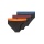 Schiesser Underwear Slip Rio Organic Cotton Web Elastic Waistband 95/5 Multicoloured Black 926 Men's - 3 Pieces