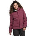 Schöffel Winter Down Jacket Urban Down Style Vindave Jacket (windproof, 4-way stretch) burgundy ladies