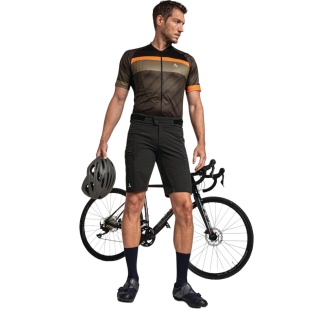 Schöffel Montosoli Cycling Shorts (4-Way Stretch, Durable) Short Black Men's