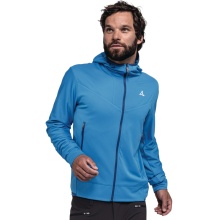 Schöffel Fleece Jacket Mountain Hoody Style Blaueis MNS (with hood, warm, quick-drying) blue men's
