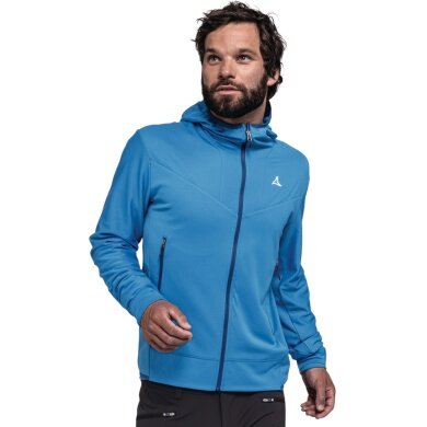 Schöffel Fleece Jacket Mountain Hoody Style Blaueis MNS (with hood, warm, quick-drying) blue men's