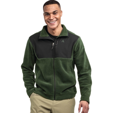 Schöffel Fleece Jacket Urban Fleece Style Gregale (very warm, moisture-regulating) jade green/black men's