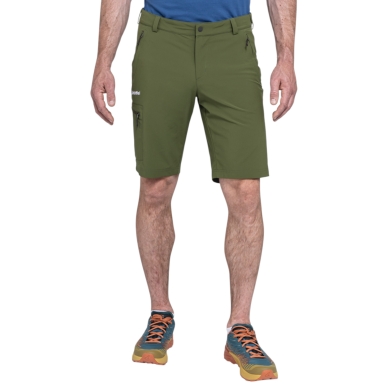 Schöffel Folkstone Hiking Trousers (Trekking, 4-Way Stretch) Short Green Men's