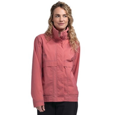 Schöffel All-Season Jacket Bellagio L (2.5-layer, waterproof, high breathability) old rose ladies