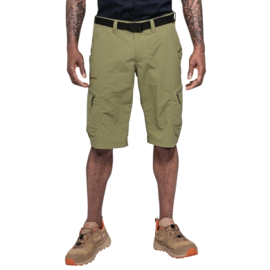 Schöffel Travel Hiking Shorts Silvaplana2 (UV Protection) Olive Green Men's